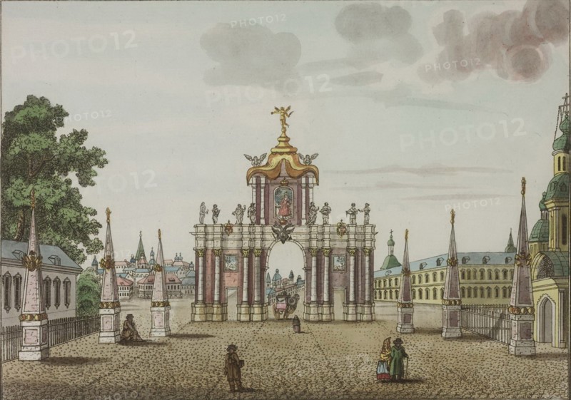 The Red Gates in Moscow, Between 1792 and 1820.