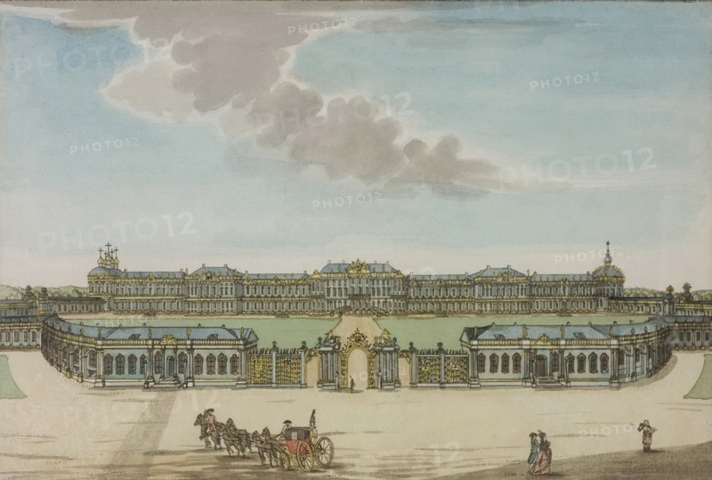 The Catherine Palace in Tsarskoye Selo, Between 1792 and 1820.