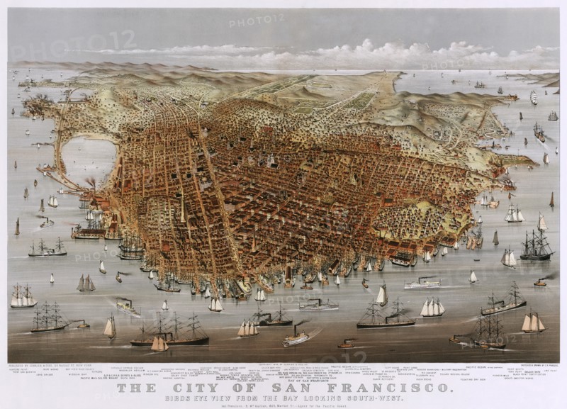 The City of San Francisco, 1878.