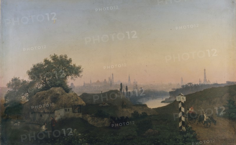 View of Moscow from the Sparrow Hills, 1853.
