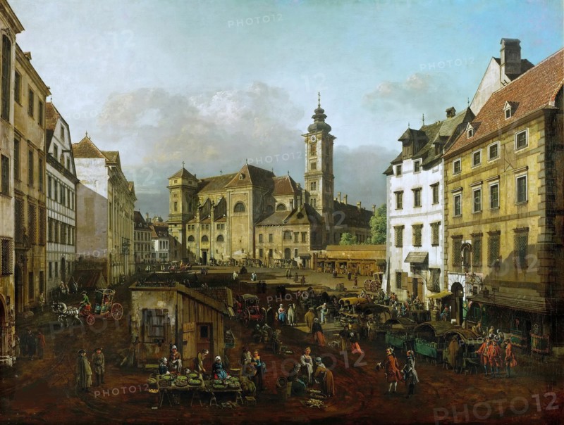 Freyung in Vienna, View from the southeast, 1759-1760.