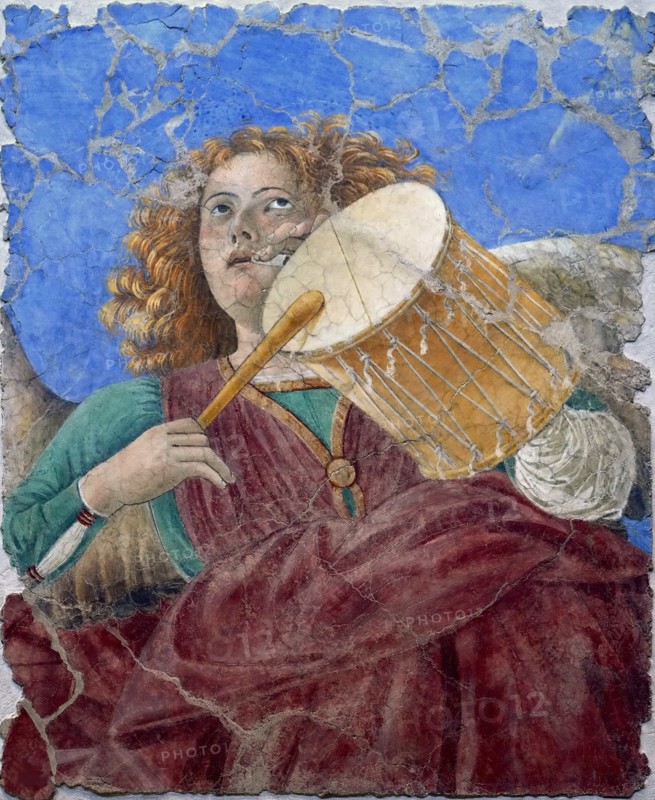 Musician angel, c1480.