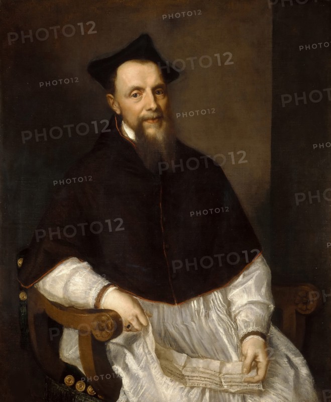 Portrait of Ludovico Beccadelli (1501-1572), Bishop of Bologna, 1552.