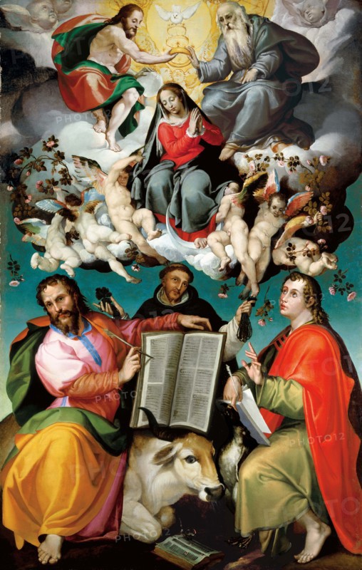 The Coronation of the Virgin, c1580.
