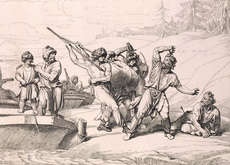 The Death of Askold and Dir, 1832.