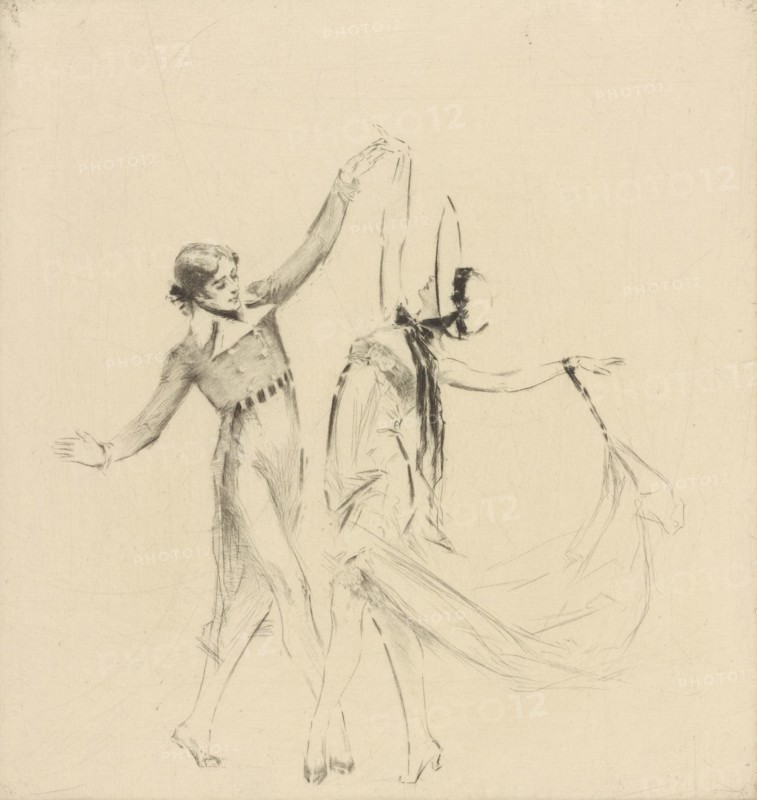 Anna Pavlova dancing a Gavotte, 1922.