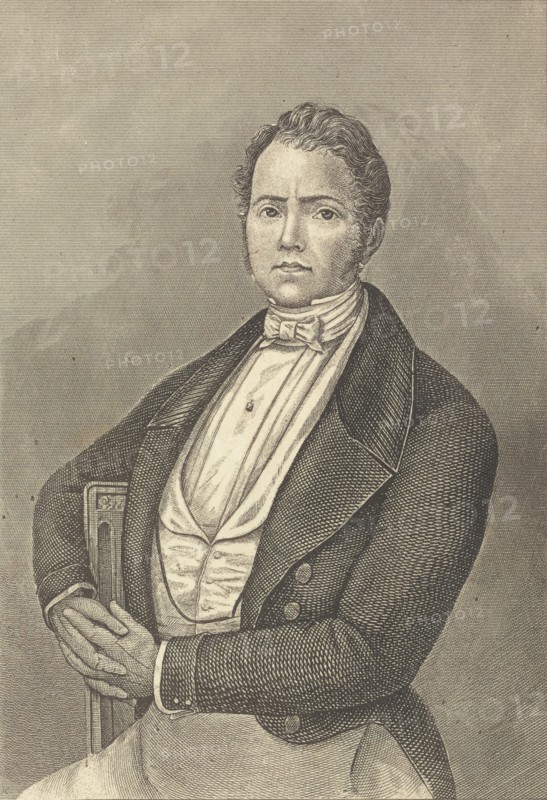 Portrait of the dancer and choreographer Carlo Blasis (1797-1878).