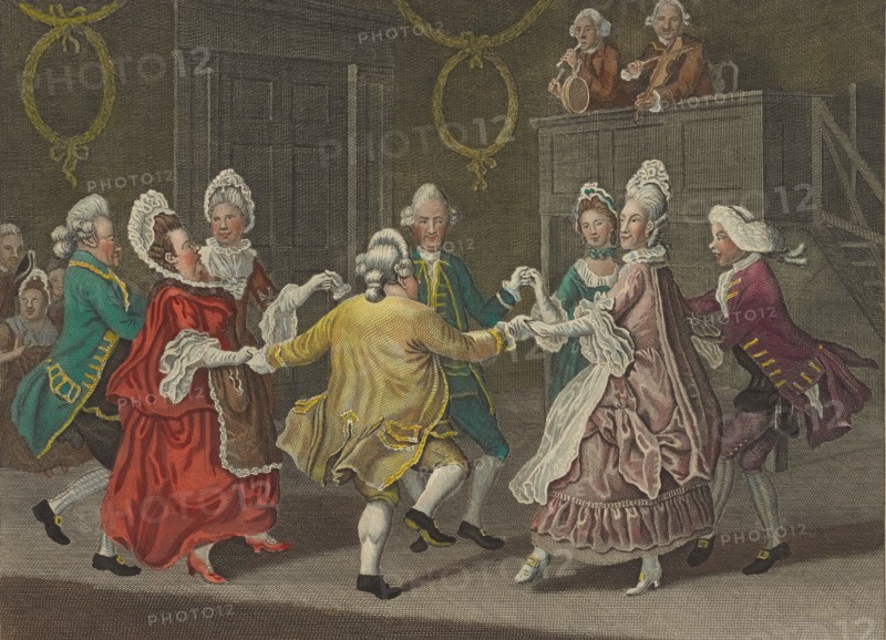 The Cotillion Dance, 1771.
