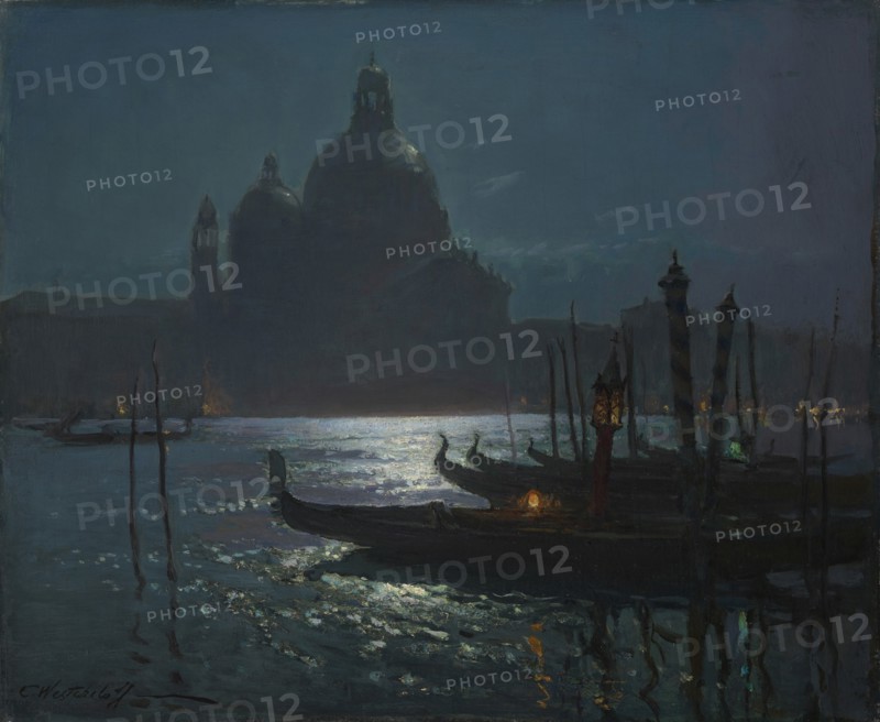 Santa Maria della Salute at Night.