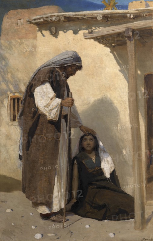Jesus Christ with Mary Magdalene.