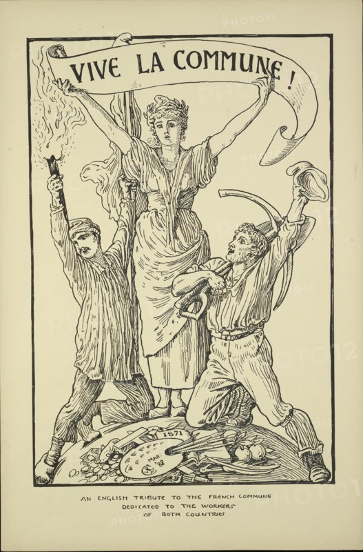 Vive la Commune! An English tribute to the French commune dedicated to the workers of both countries