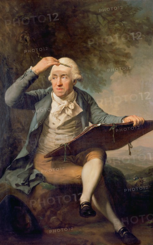 Portrait of Adrian Zingg (1734-1816), 1797-1799.