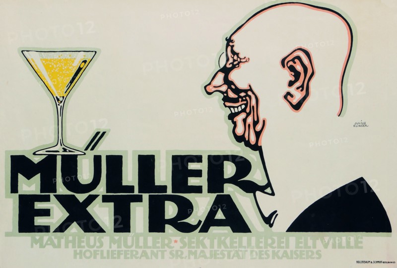 Müller Extra. Matheus Müller. Sektkellerei Eitville, 1912.