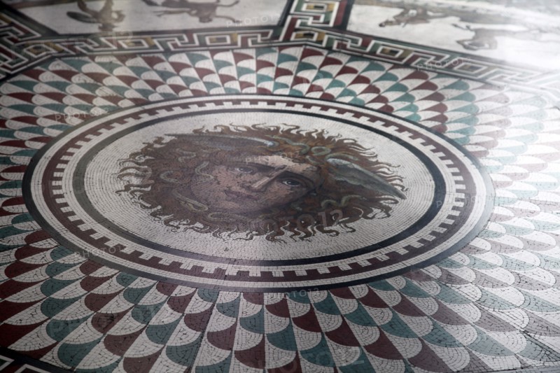 Floor mosaic in the Pavilion Hall, State Hermitage Museum, St Petersburg, Russia, 1847-1851. Artist: Andrei Ivanovich Stakenschneider
