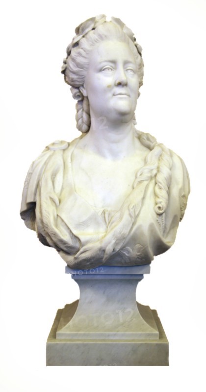 Bust of Catherine the Great, Empress of Russia, 1786. Creator: Feodosy Shchedrin.