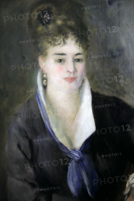 'Lady in Black', 1876.  Artist: Pierre-Auguste Renoir