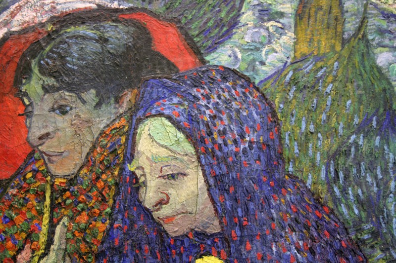 'Memory of the Garden at Etten (Ladies of Arles)', 1888. Artist: Vincent van Gogh