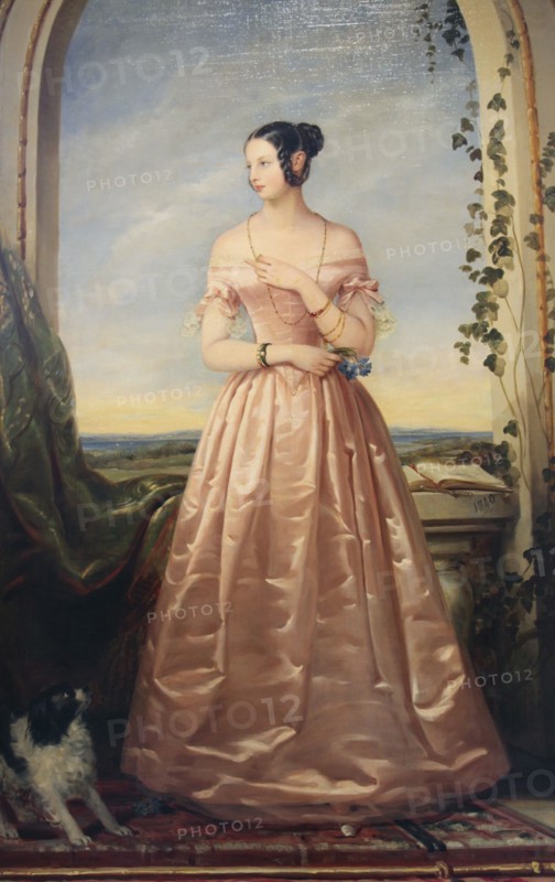 'Portrait of the Grand Duchess Alexandra Nikolaevna', 1840.  Artist: Christina Robertson
