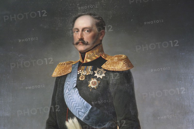 'Portrait of Emperor Nicholas I', mid 19th century. Artist: Unknown