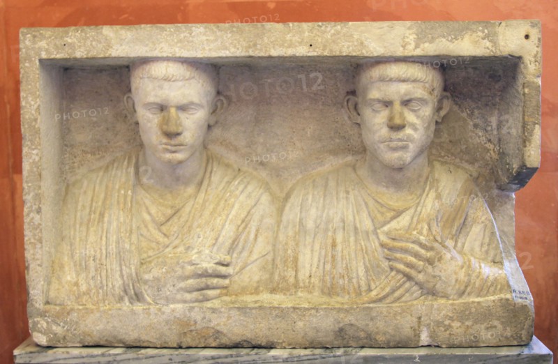 Sepulchral monument of two brothers, second half of 1st century BC. Artist: Unknown
