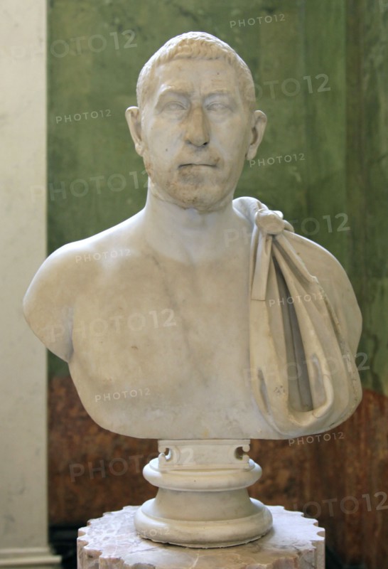 Portrait bust of a Roman, first half of 3rd century. Artist: Unknown