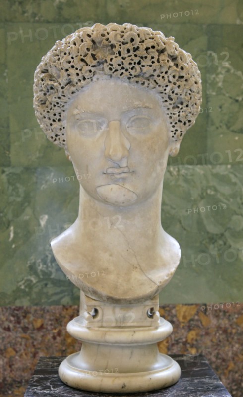 Portrait of Domitia Longina, wife of the Roman Emperor Domitian, late 1st century. Artist: Unknown