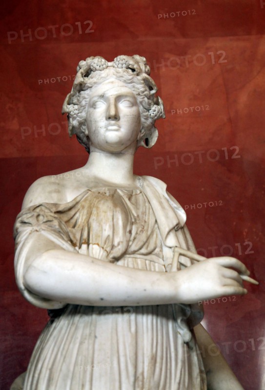 Statue of Clio, Muse of History. Artist: Unknown