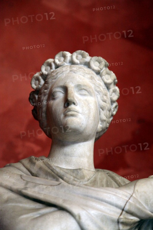 Statue of Polyhymnia, Muse of Sacred Song, Oratory, and Singing. Artist: Unknown
