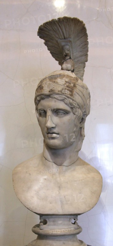 Head of Ares, God of War, early 2nd century. Artist: Unknown
