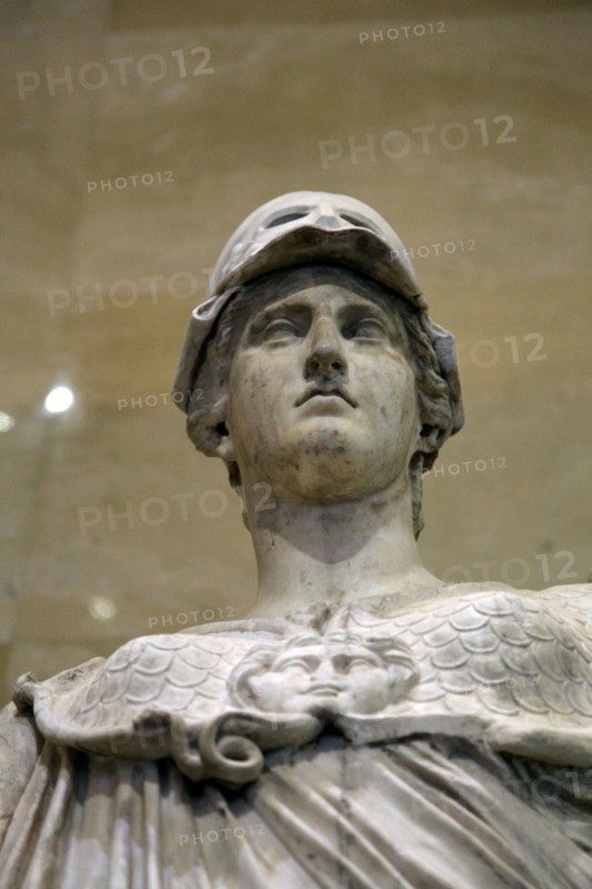 Statue of Athena, Goddess of Wisdom and Just War, and patroness of crafts, 2nd century. Artist: Unknown