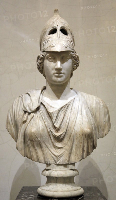 Bust of Athena, 2nd century. Artist: Unknown