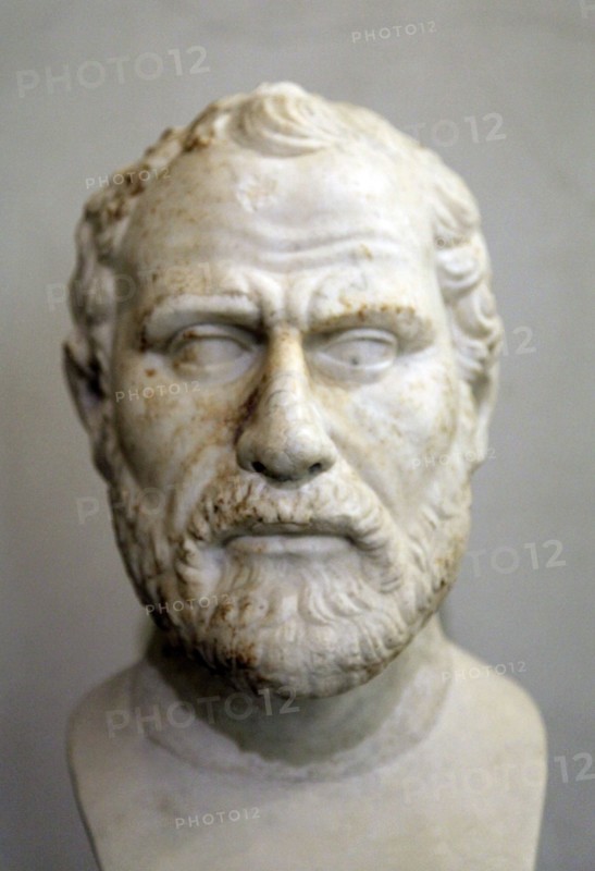 Head of Demosthenes, Athenian statesman and orator, 2nd century. Artist: Unknown