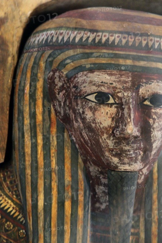 Wooden sarcophagus of Pa-Kush, priest of Amun? Artist: Unknown