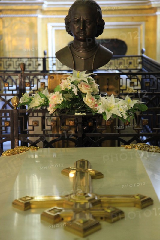 Tomb of Peter the Great, Peter and Paul Cathedral, St Petersburg, Russia, 2011. Artist: Sheldon Marshall