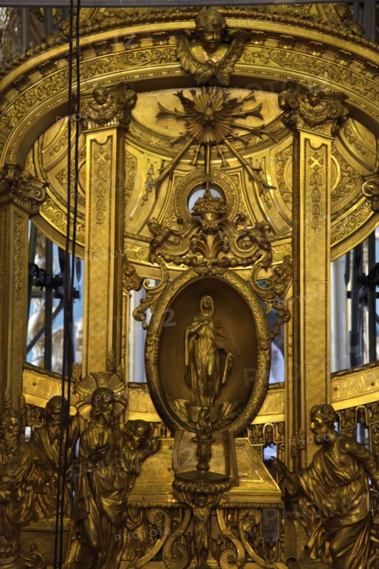 Interior detail, Peter and Paul Cathedral, St Petersburg, Russia, 2011. Artist: Sheldon Marshall