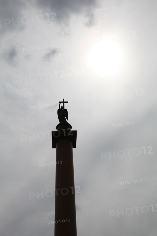 Alexander Column, St Petersburg, Russia, 2011. Artist: Sheldon Marshall