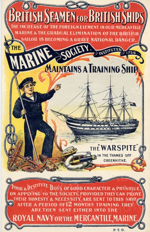 Marine Society, 19th century. Artist: Unknown