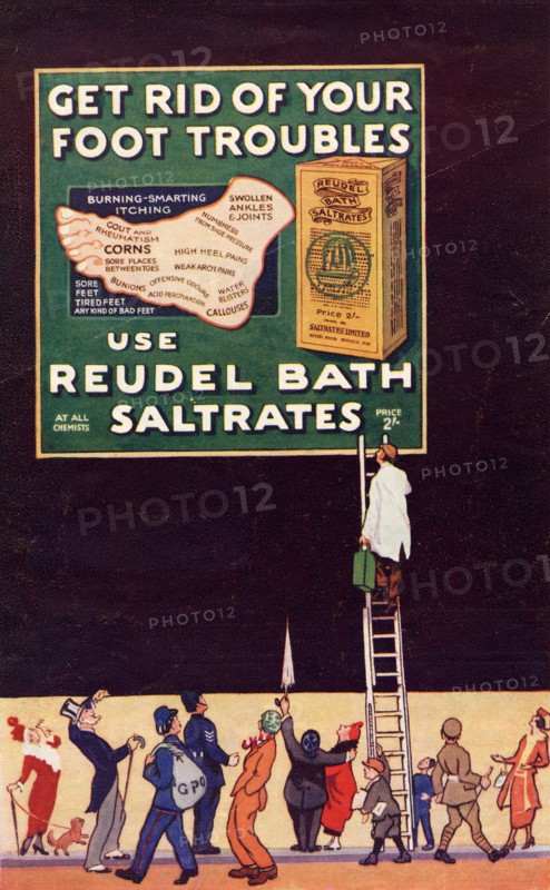 Reudel Bath Saltrates, 1910s. Artist: Unknown