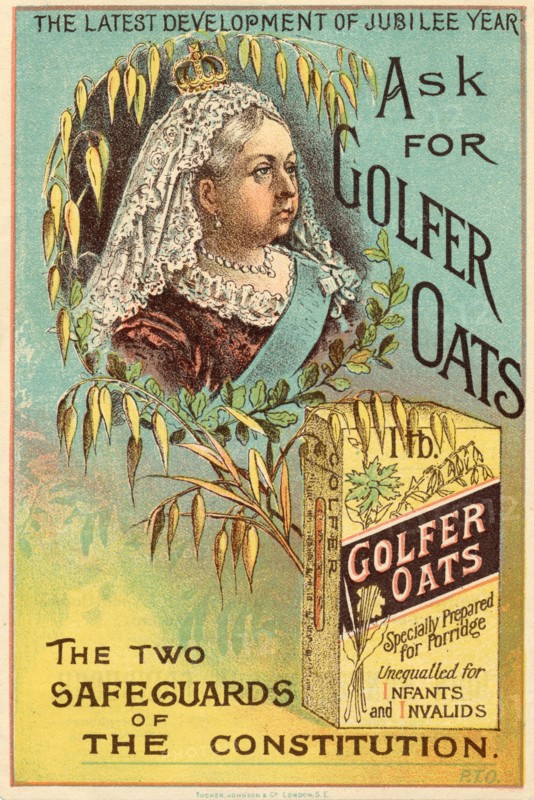 Golfer Oats, 19th century. Artist: Unknown