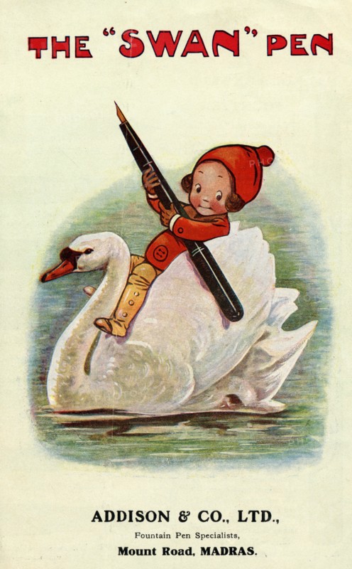The 'Swan' Pen, 1920s. Artist: Unknown