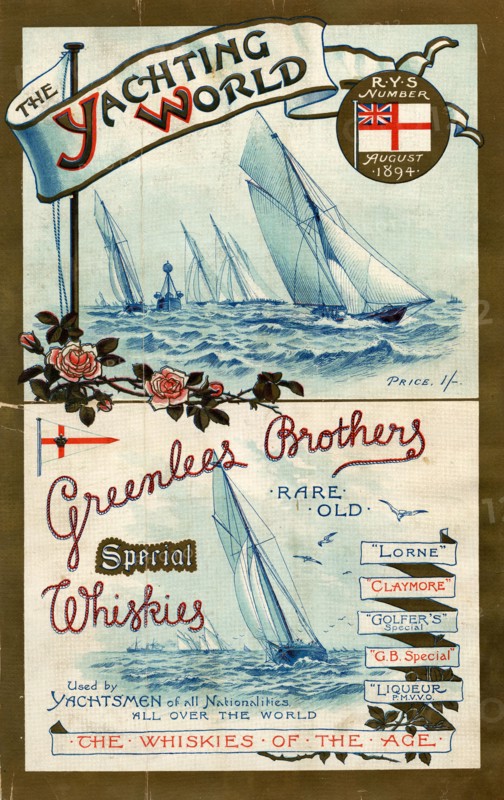 Yachting World & Greenlees Brothers, 19th century. Artist: Unknown