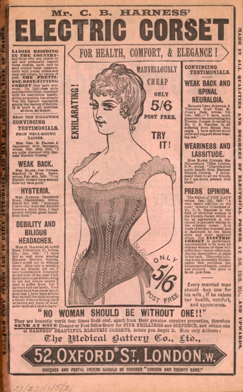 Harness Electric corset, 1890s. Artist: Unknown