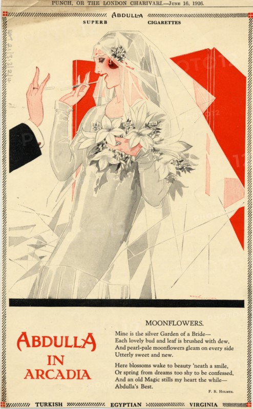 Abdulla Cigarettes, 1926. Artist: Unknown