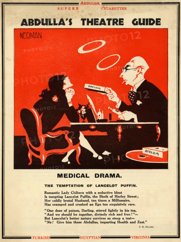 Abdulla Cigarettes, 1928. Artist: Nerman