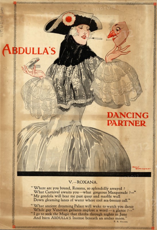 Abdulla Cigarettes, 1920s. Artist: René Vincent