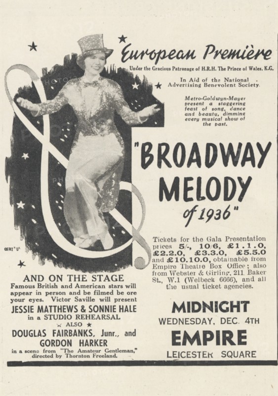 Broadway Melody of 1936 , 1935. Artist: Unknown