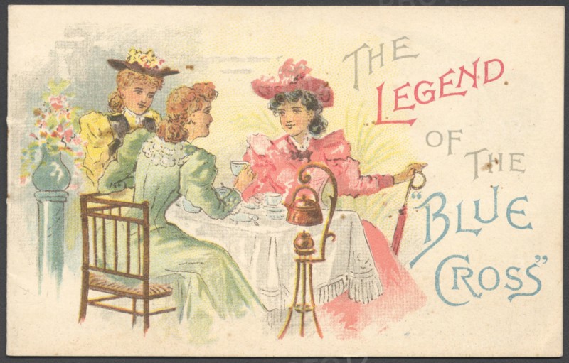 Blue Cross Tea, 1890s. Artist: Unknown