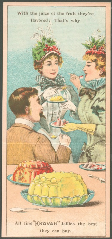 Kkovah Table Jelly, 1890s. Artist: Unknown