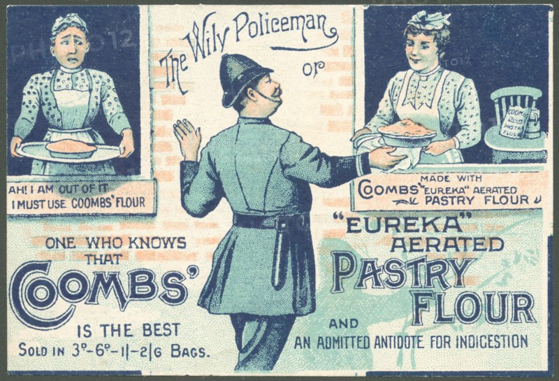 Coombs Pastry flour, 1890s. Artist: Unknown