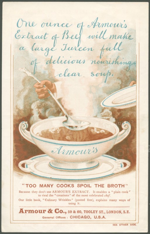 Armour & Co Beef Extract, 1880s. Artist: Unknown